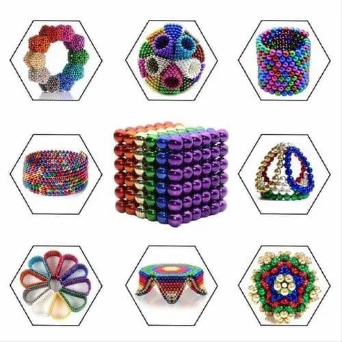 Magnetic Ball Set (5x5) cube - 125 pcs